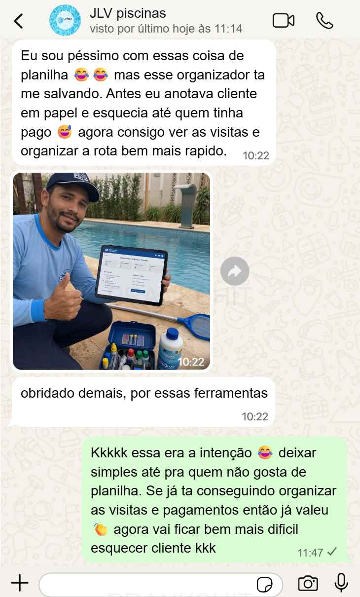 Ferramentas da Maleta do Piscineiro
